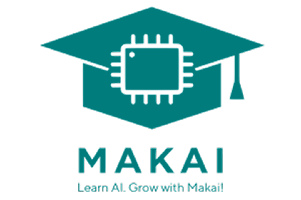 Makai logo showing a graduation cap and microchip icon for an AI literacy program focused on the EU AI Act.