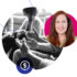 An image with a white background showing a black and white photo in the middle featuring people's hands in the middle of a conversation, a dollar sign below and a circle-framed photo of Kim Merritt.