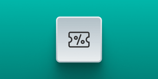 Apply coupons to payment plans feature icon