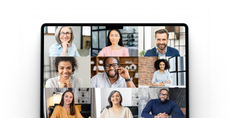 Several learners reserving the same Calendly time slot from inside a LearnWorlds course