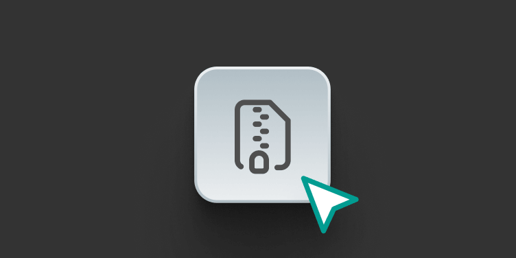 Icono de archivo .zip para subir paquetes SCORM a LearnWorlds.