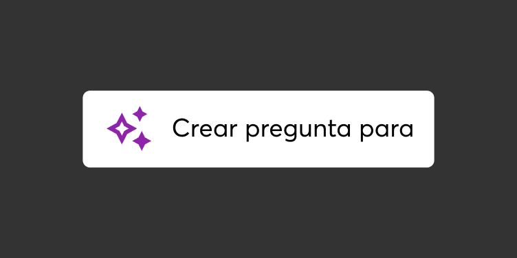 Botón para crear preguntas con la IA de LearnWorlds.