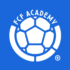 An image showing the name of the FCF Academy in front of a blue background.