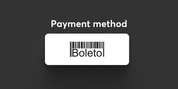 Boleto voucher with payment codes for a learner to pay at a kiosk