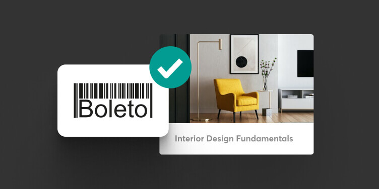 Course access opening after a Boleto payment is authorized