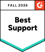 G2 Fall 2026 Best Support badge — LearnWorlds