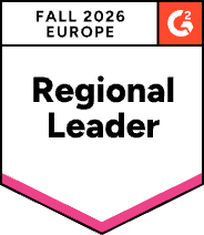 G2 Fall 2026 Regional Leader badge — LearnWorlds in Europe