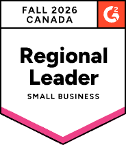 G2 Fall 2026 Regional Leader badge — LearnWorlds in Canada, Small Business