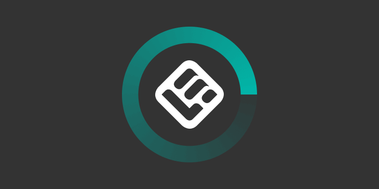 An image showing LearnWorlds logo inside a circle in front of a black background.
