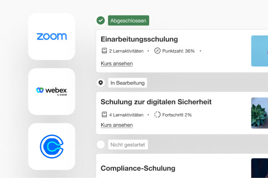 Coaching-Programm mit Zoom, Webex und Calendly