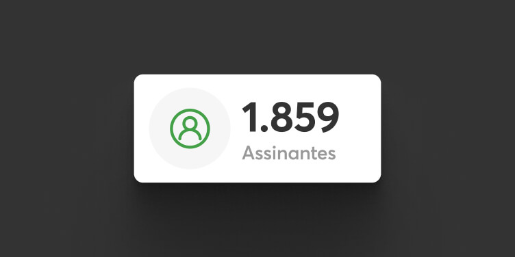 Contador de assinantes